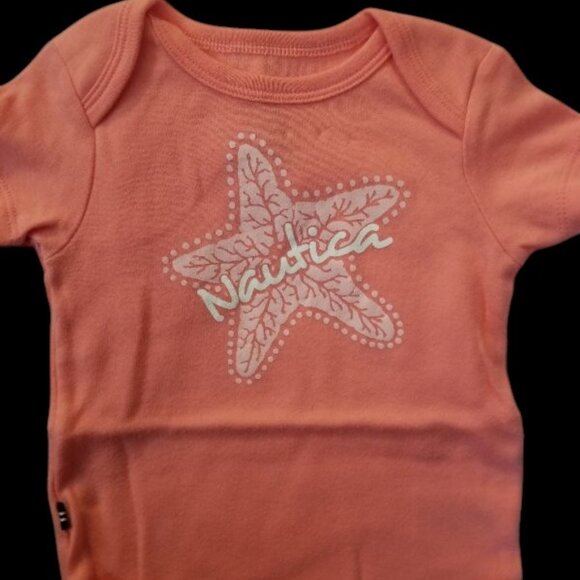 * NAUTICA Lot of Pink Short Sleeved Onzie Bodysuits Girls 6-9 months - Picture 3 of 5